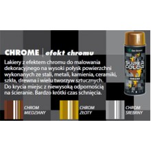 Krāsa ar hroma efektu SUPER COLOR CHROME (400ml) zelta